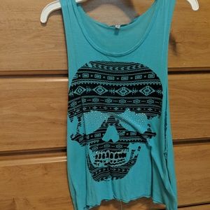 Skull tank top